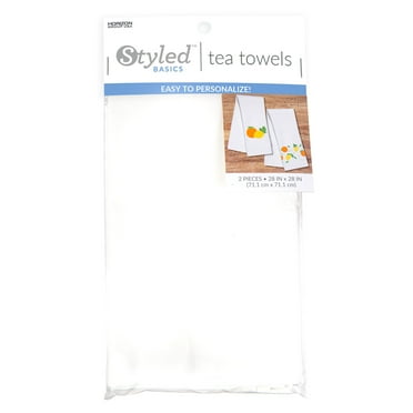 Mainstays 2-Pack Specialty Flour Sack Kitchen Towel Surf Mainstays 2-Pack Specialty Flour Sack Kitchen Towel Surf